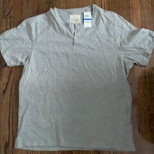 Gray Henley T-shirt